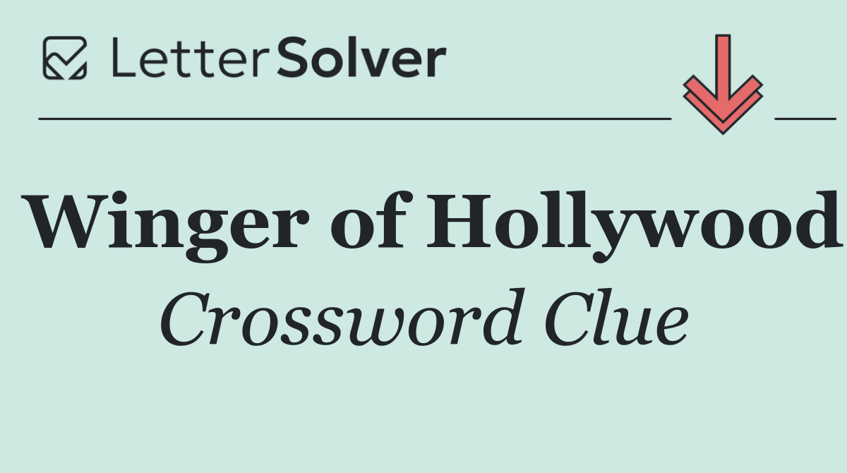 Winger of Hollywood