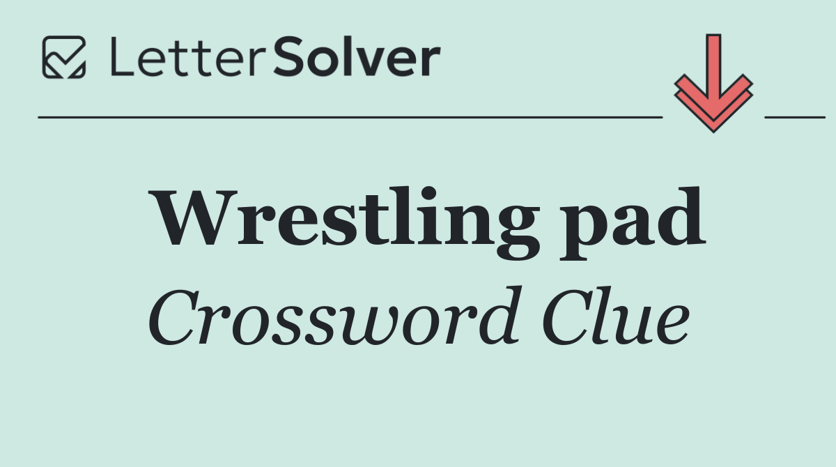 Wrestling pad