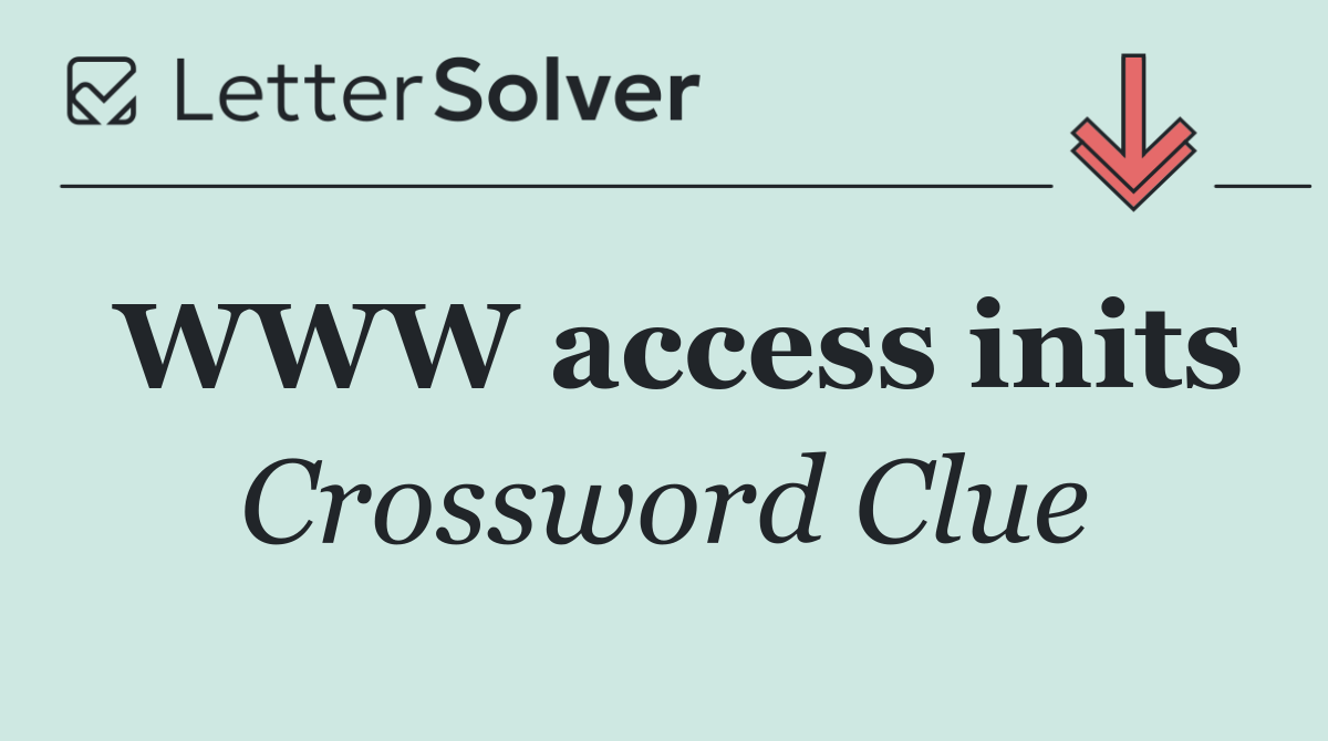 WWW access inits