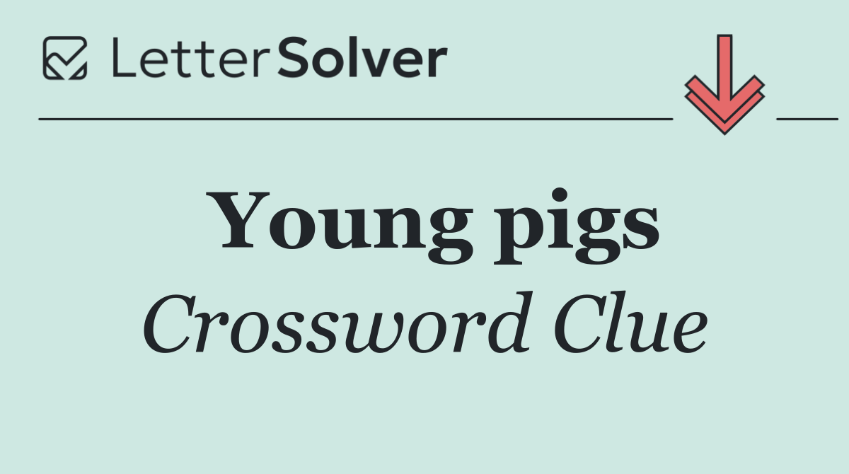 Young pigs