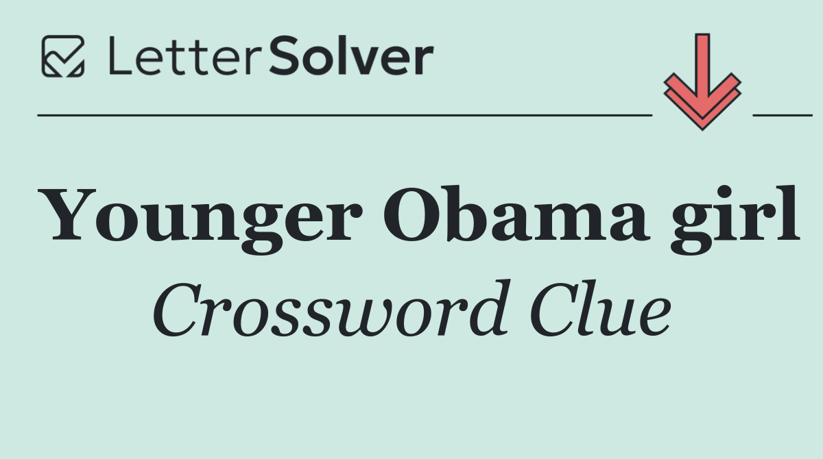 Younger Obama girl