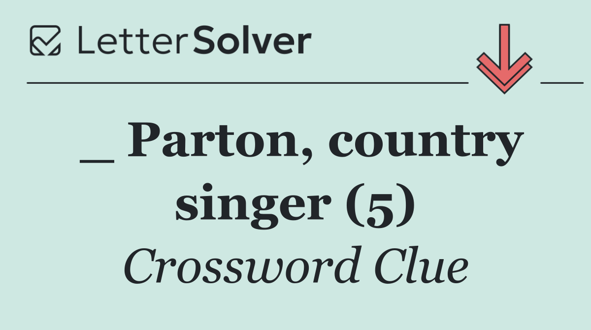 _ Parton, country singer (5)