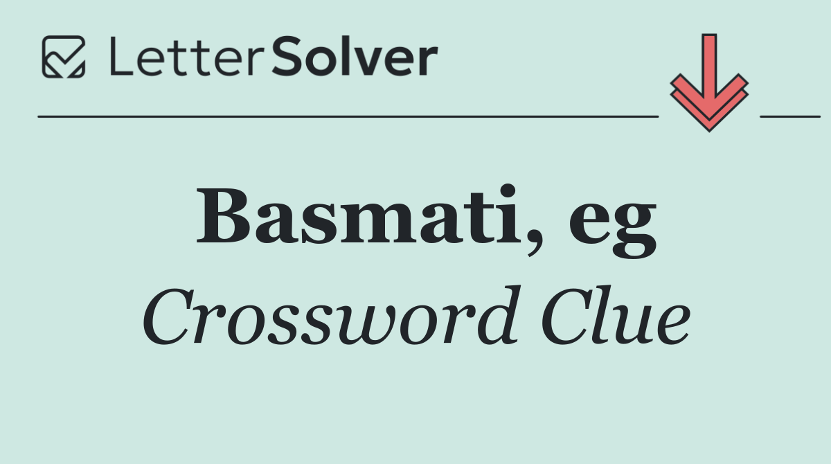 Basmati, eg