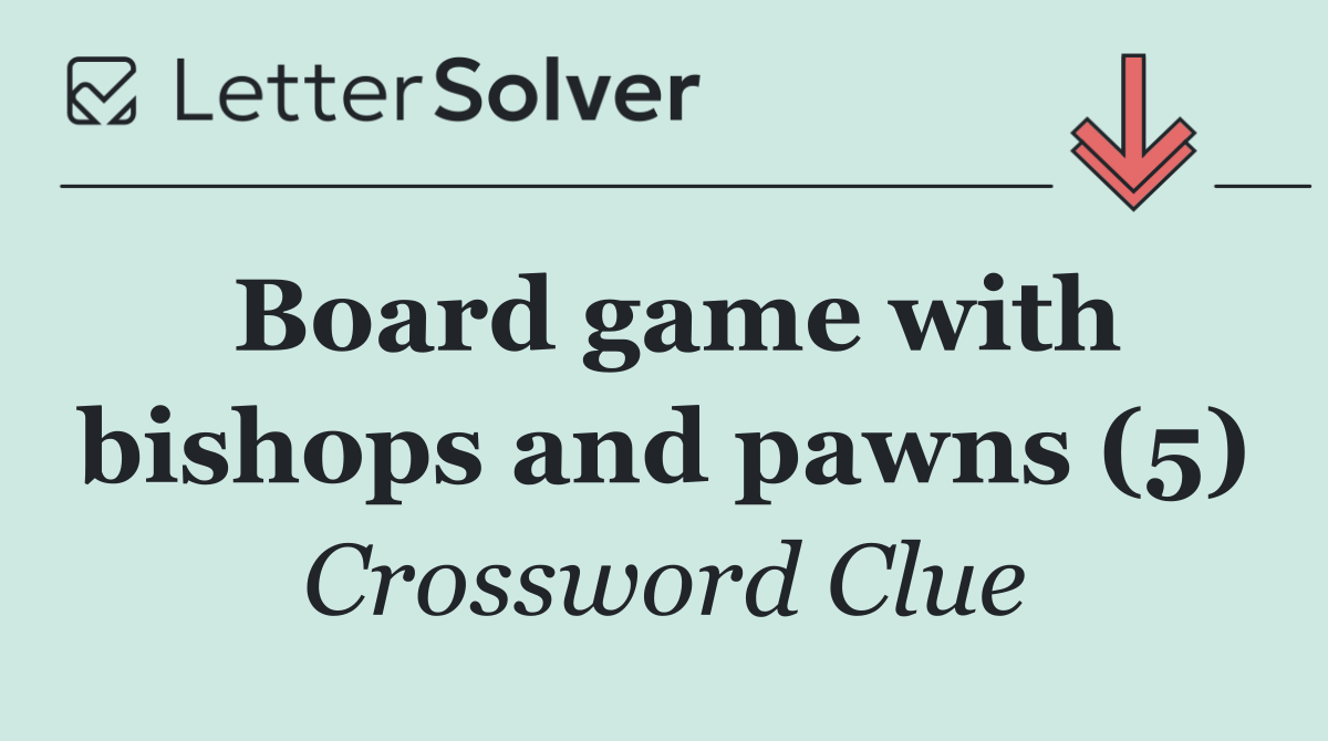 Board game with bishops and pawns (5)