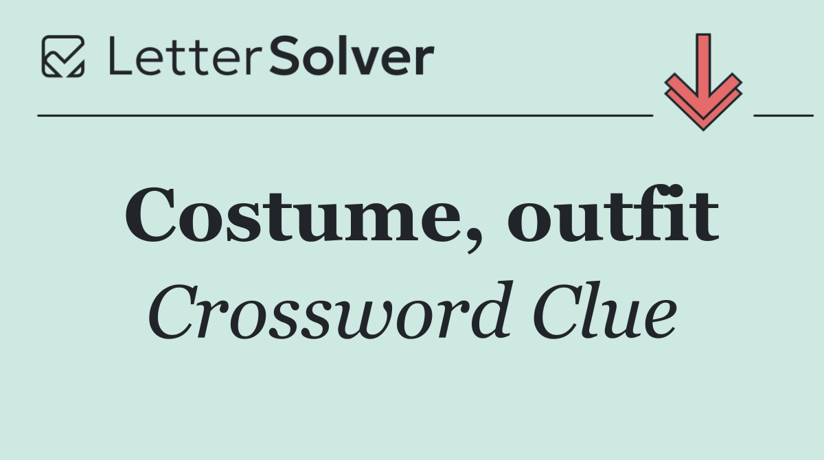 Costume, outfit
