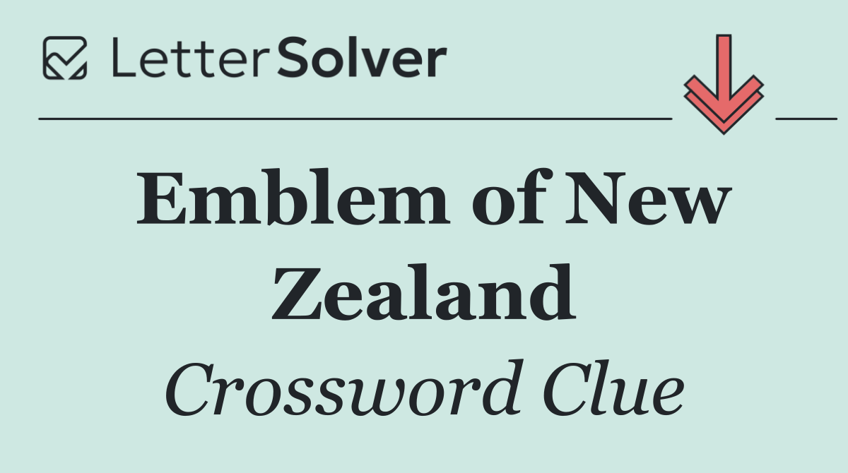 Emblem of New Zealand