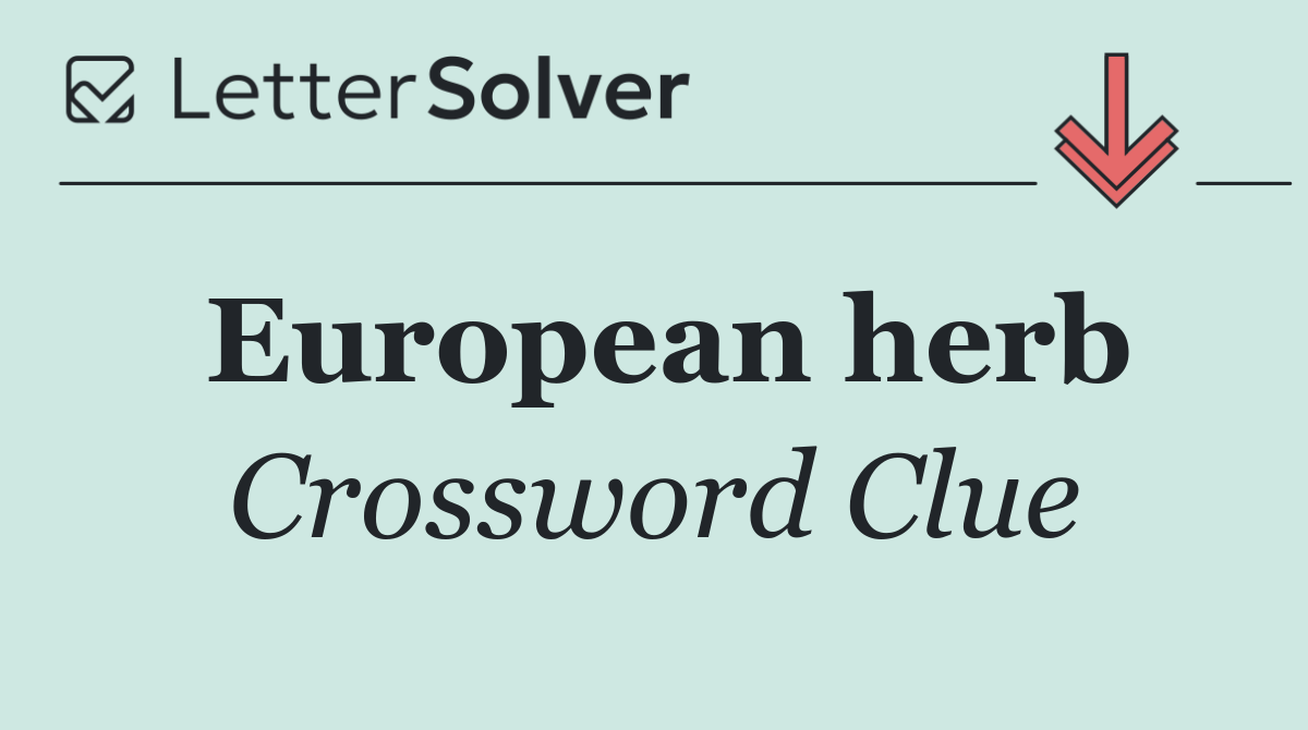 European herb