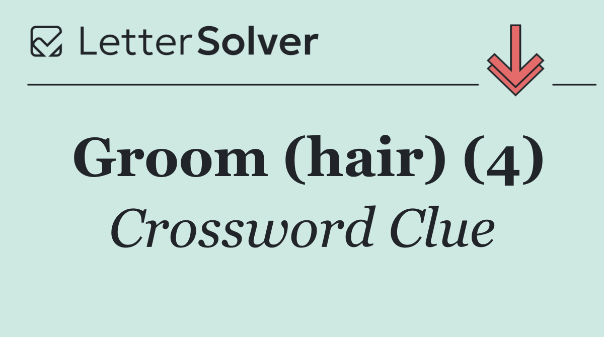 Groom (hair) (4)