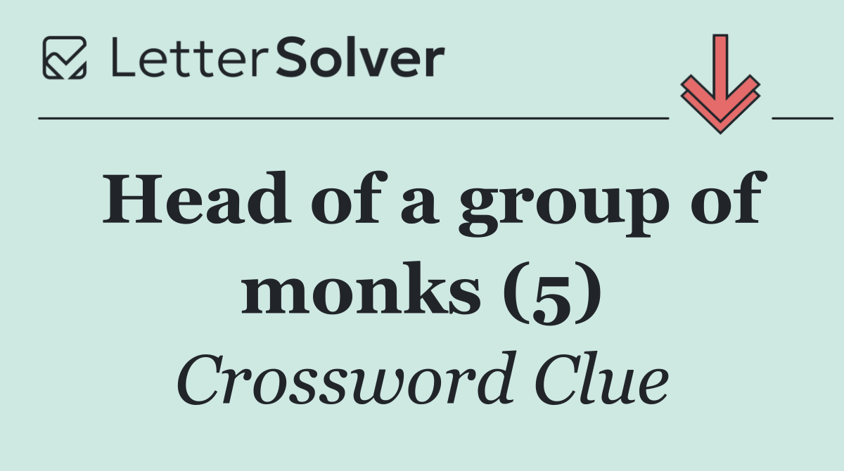 Head of a group of monks (5)