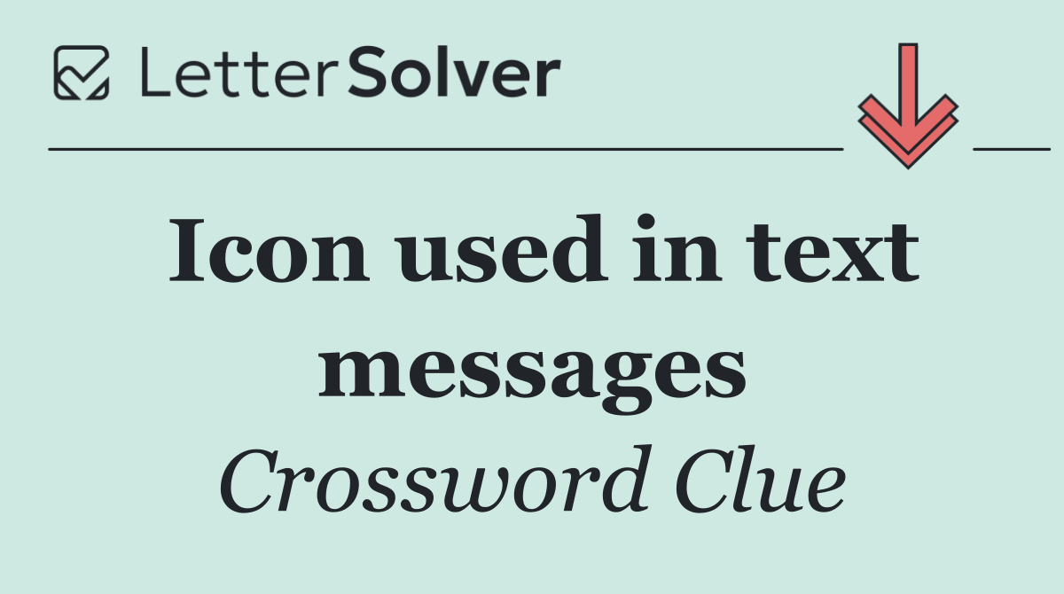 Icon used in text messages
