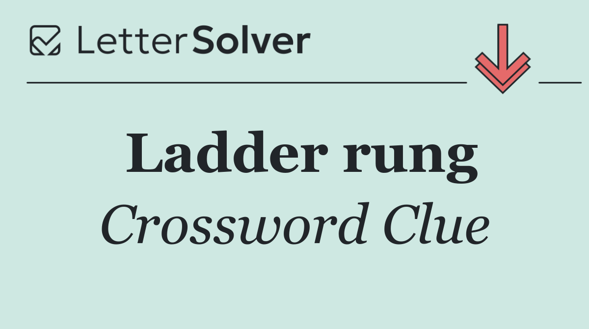 Ladder rung
