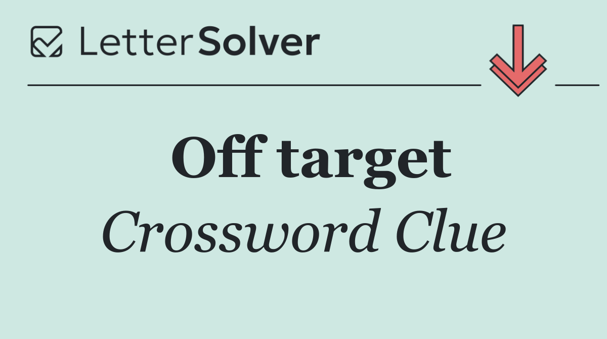 Off target