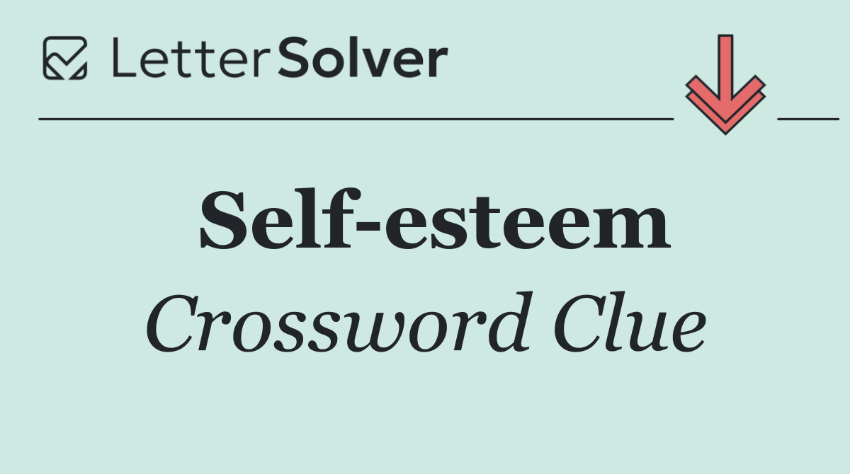 Self esteem