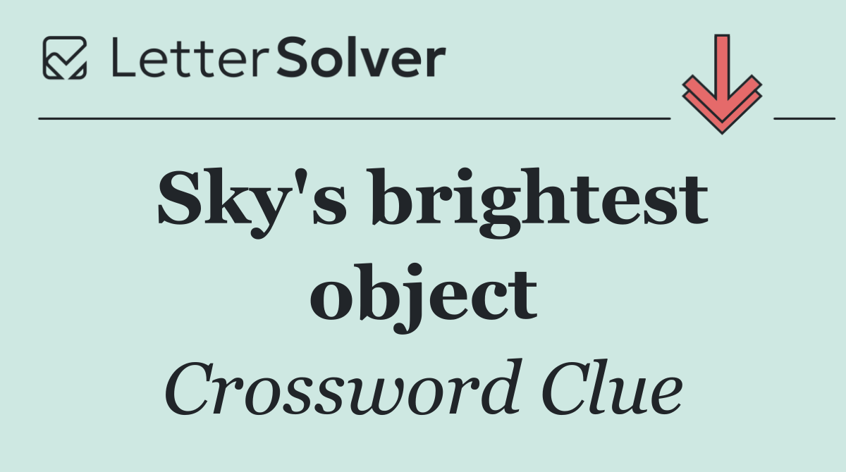 Sky's brightest object