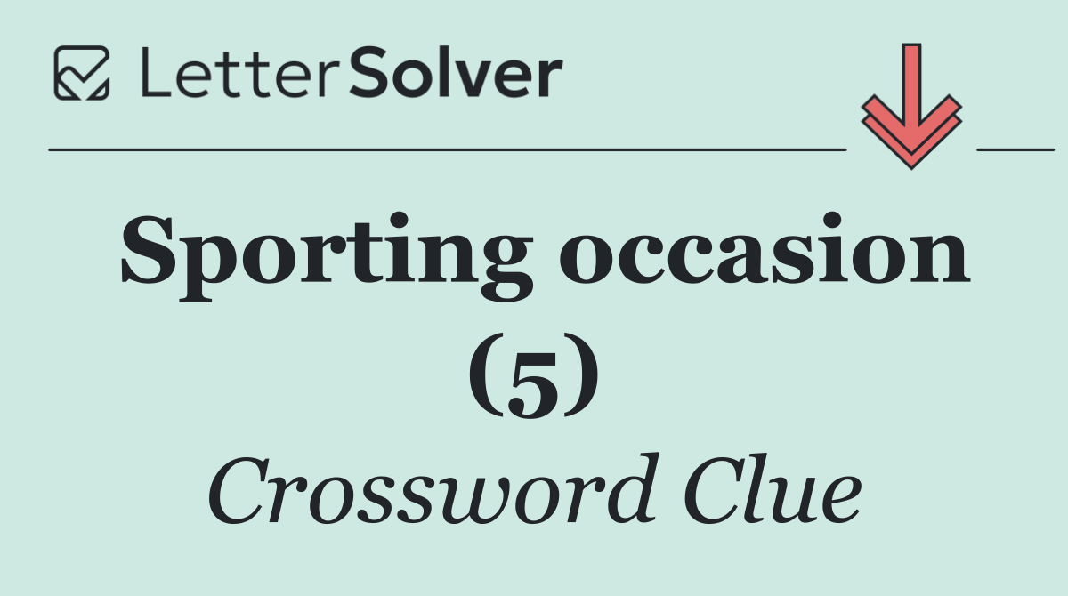 Sporting occasion (5)