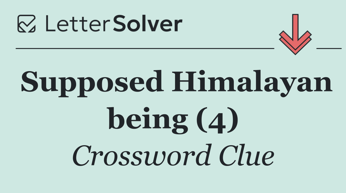 Supposed Himalayan being (4)