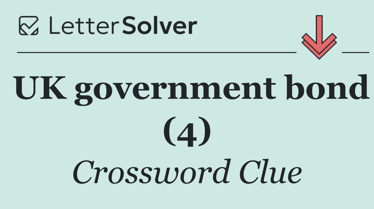UK government bond (4)