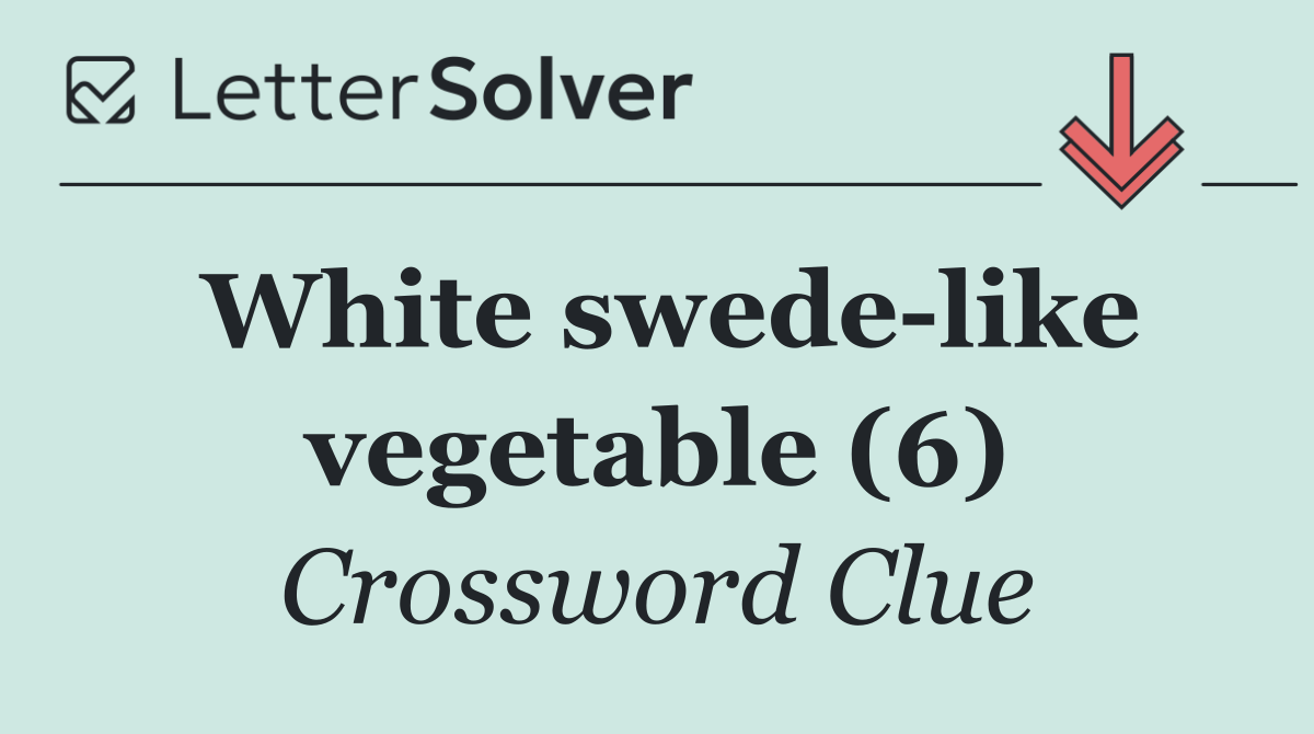 White swede like vegetable (6)