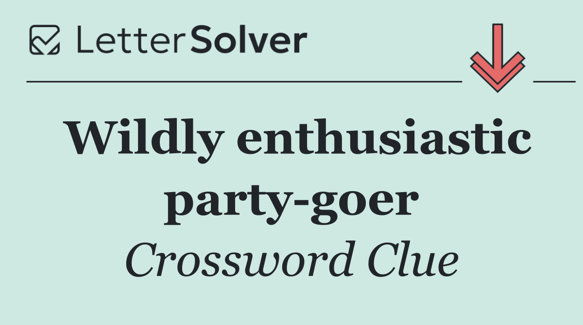 Wildly enthusiastic party goer