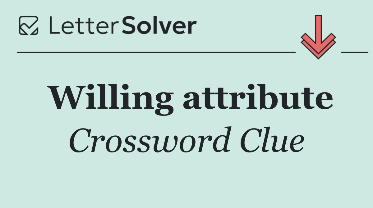 Willing attribute