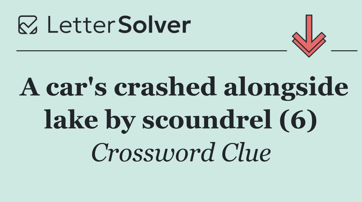 A car's crashed alongside lake by scoundrel (6)