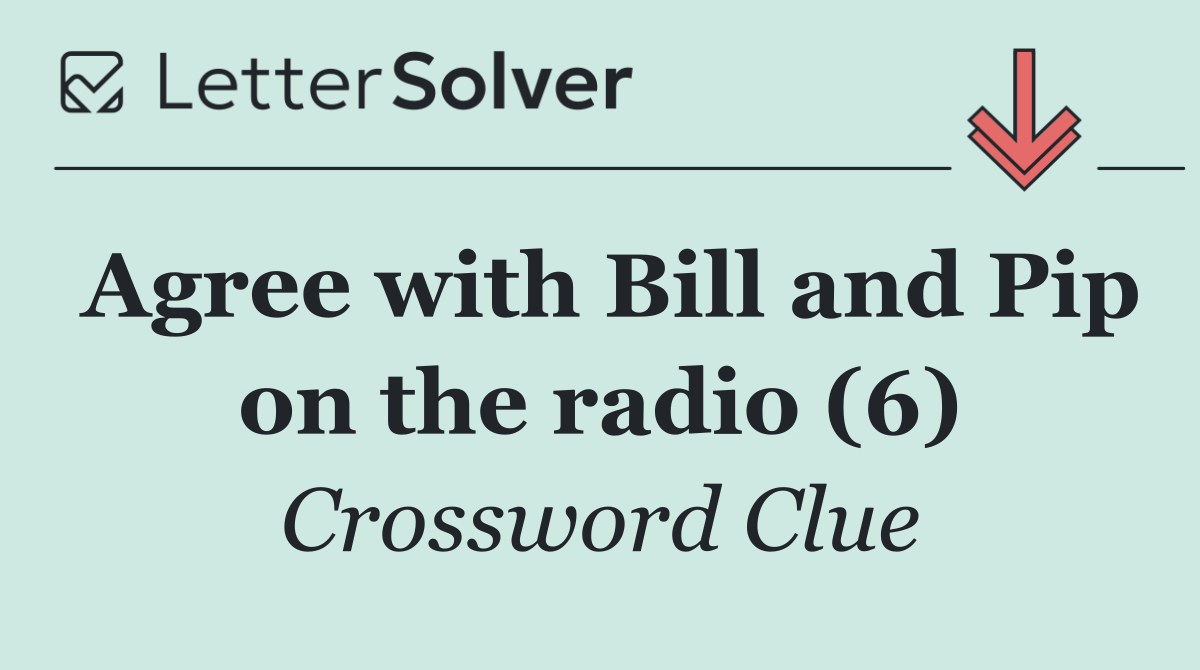 Agree with Bill and Pip on the radio (6)