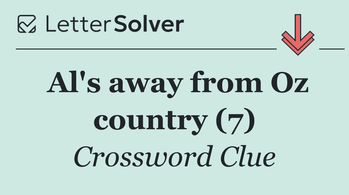 Al's away from Oz country (7)
