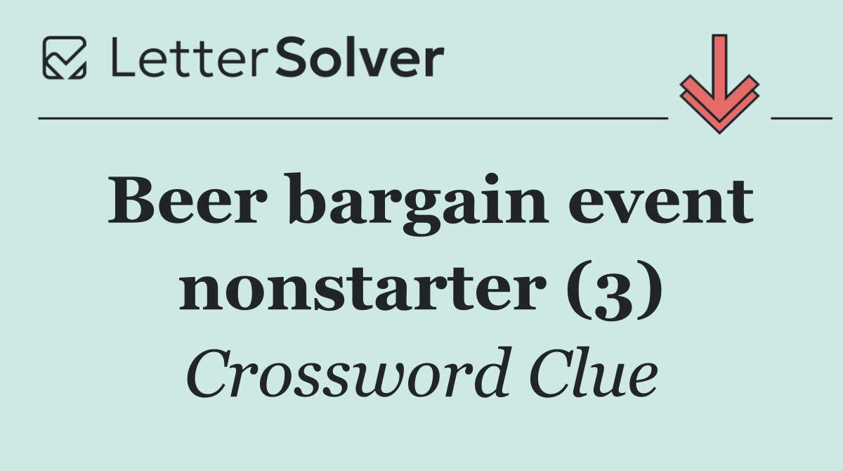 Beer bargain event nonstarter (3)