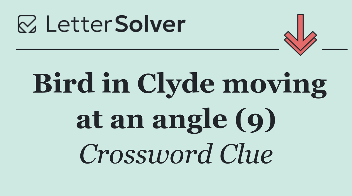 Bird in Clyde moving at an angle (9)
