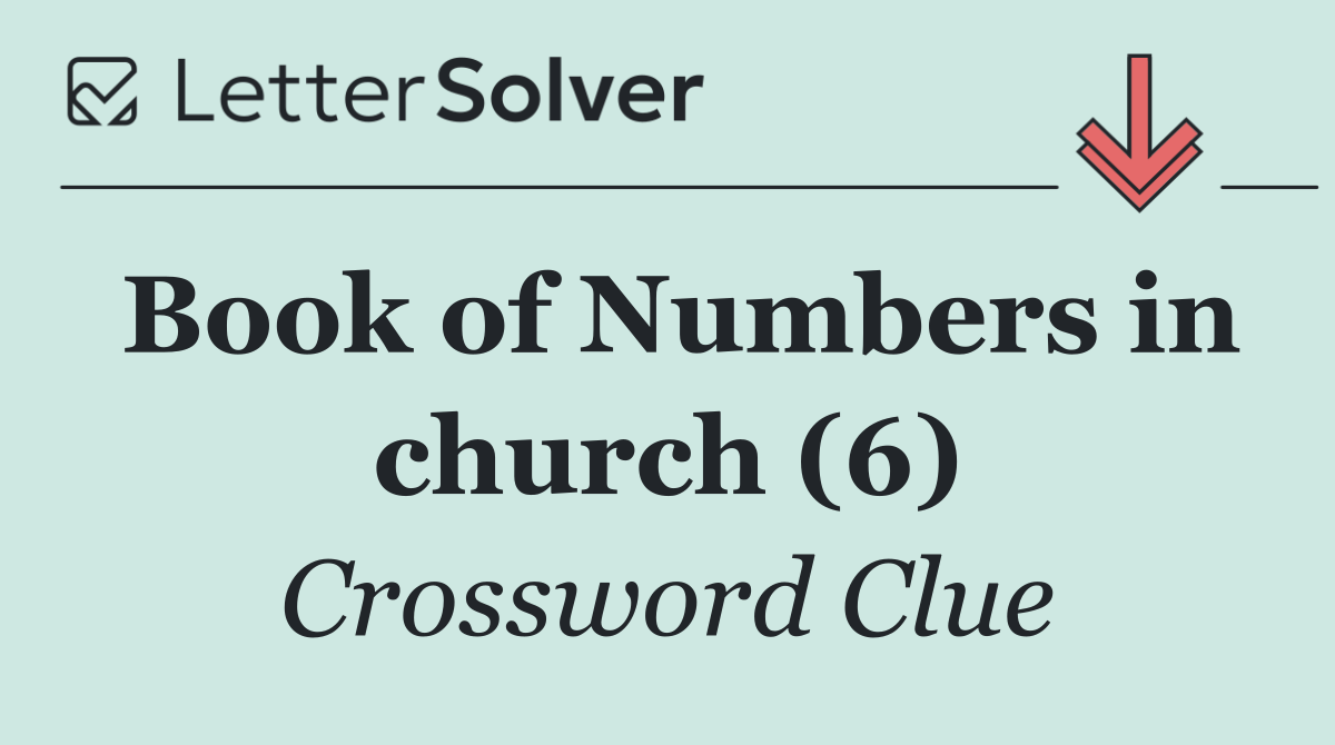 Book of Numbers in church (6)