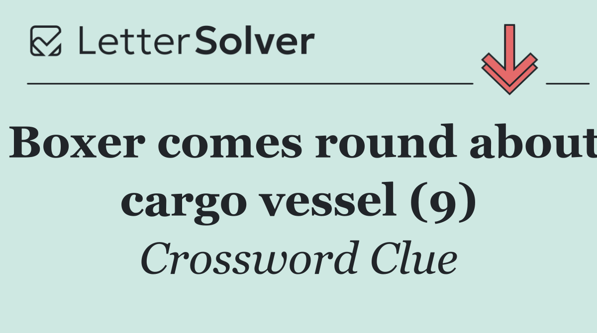 Boxer comes round about cargo vessel (9)
