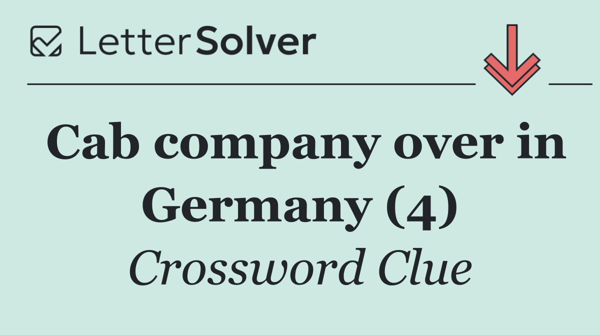 Cab company over in Germany (4)