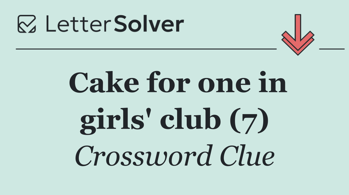 Cake for one in girls' club (7)