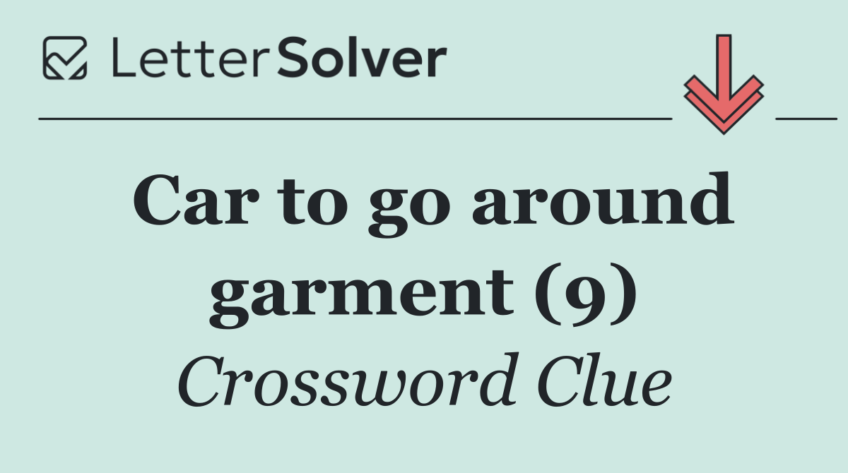 Car to go around garment (9)