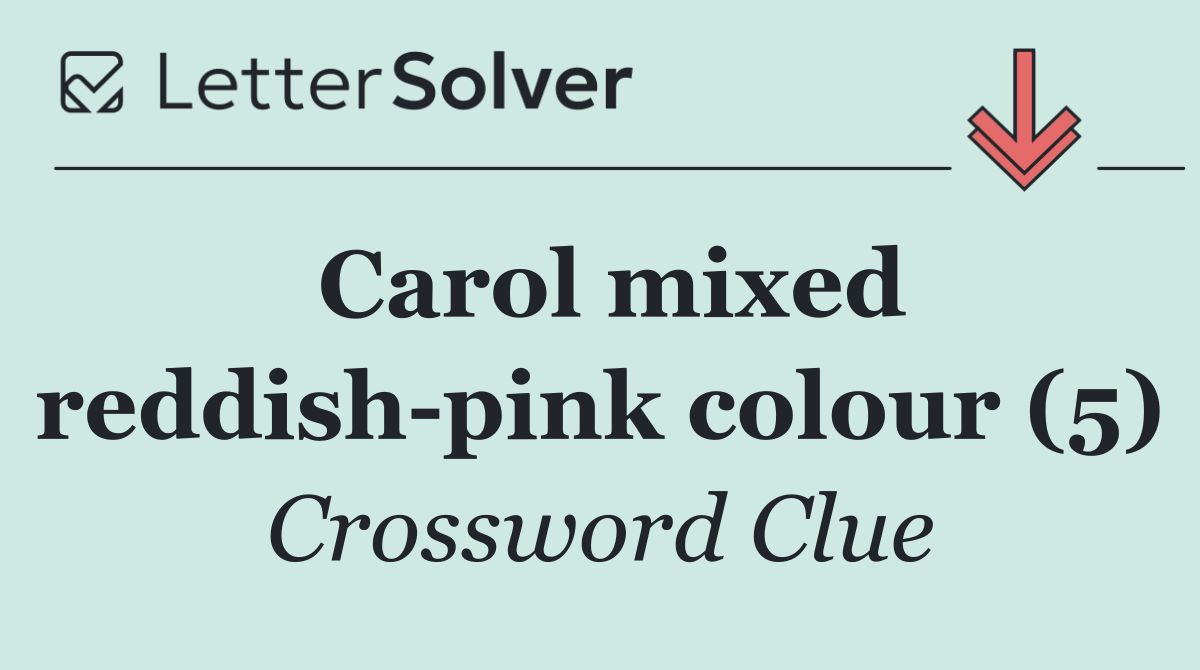 Carol mixed reddish pink colour (5)