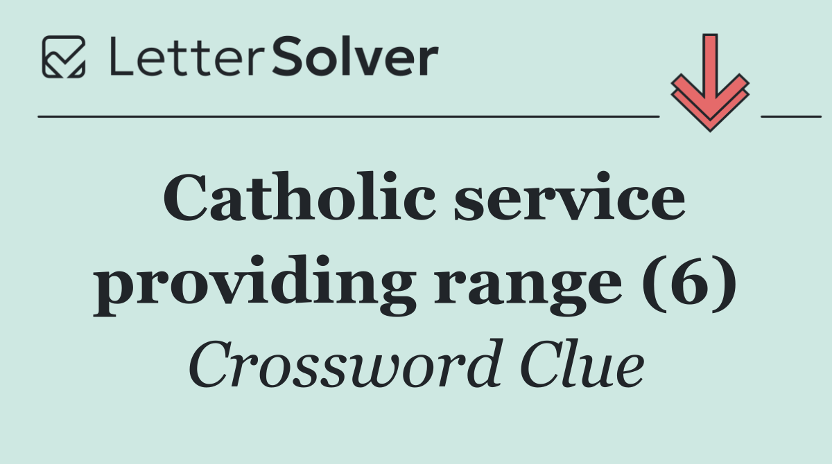 Catholic service providing range (6)