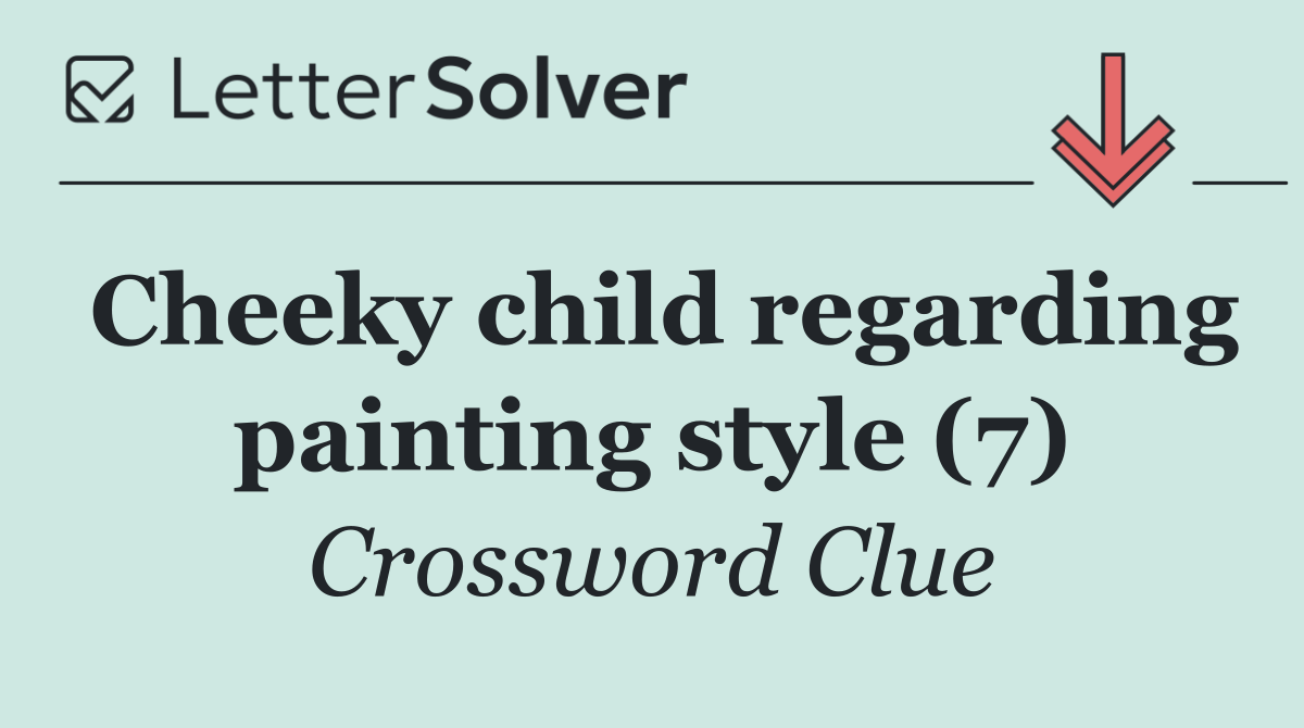 Cheeky child regarding painting style (7)