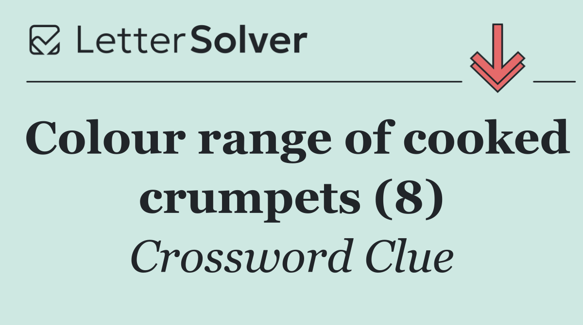 Colour range of cooked crumpets (8)
