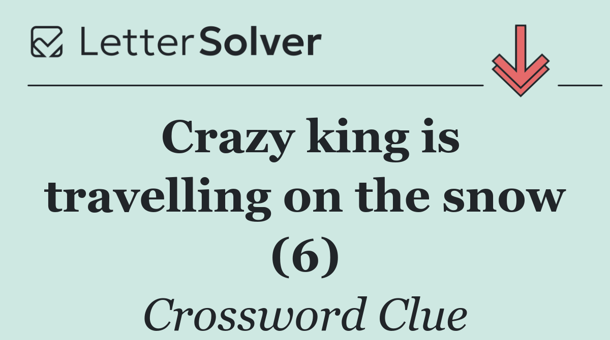 Crazy king is travelling on the snow (6)
