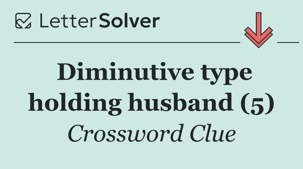 Diminutive type holding husband (5)