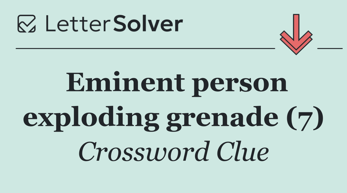 Eminent person exploding grenade (7)