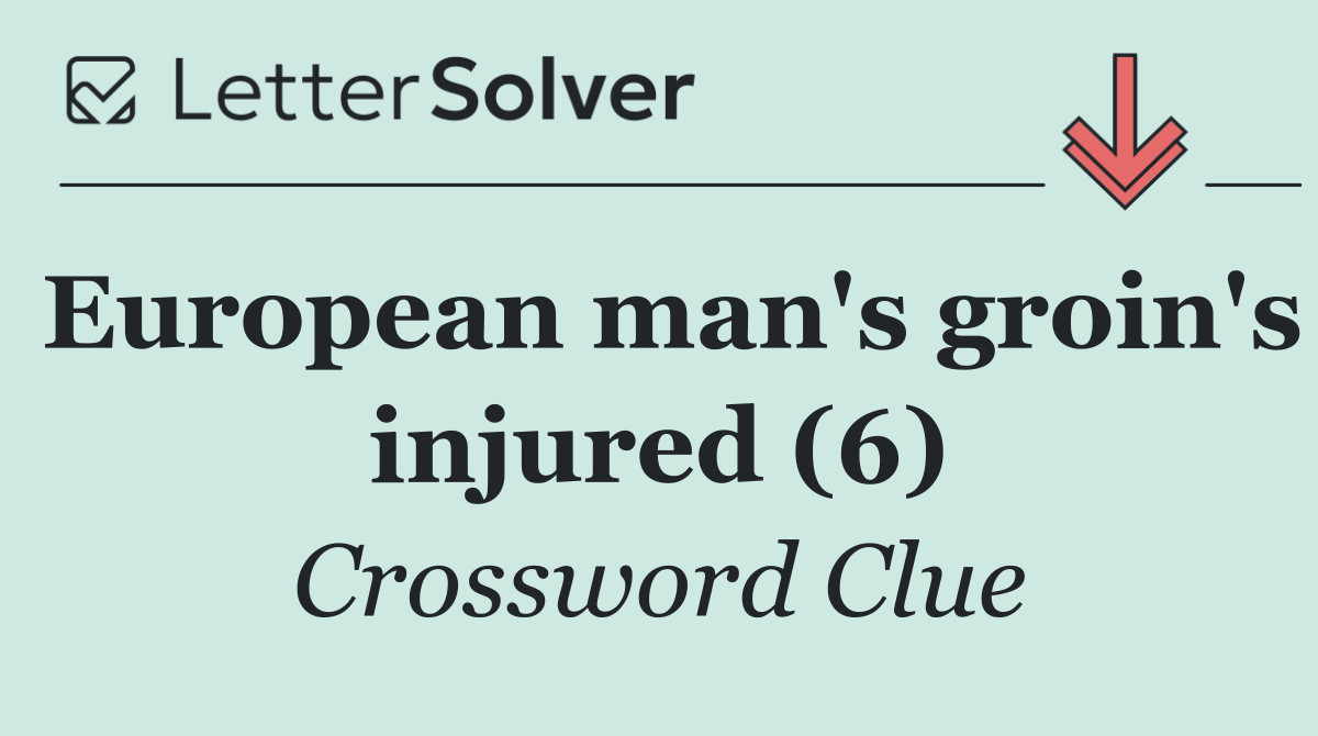 European man's groin's injured (6)
