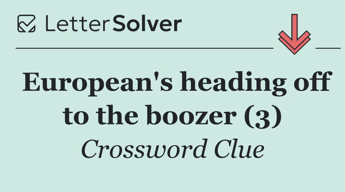 European's heading off to the boozer (3)