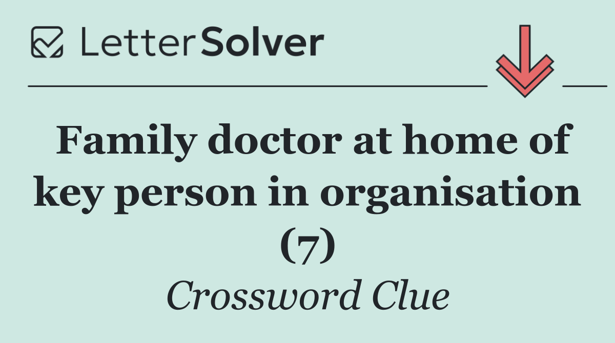 Family doctor at home of key person in organisation (7)