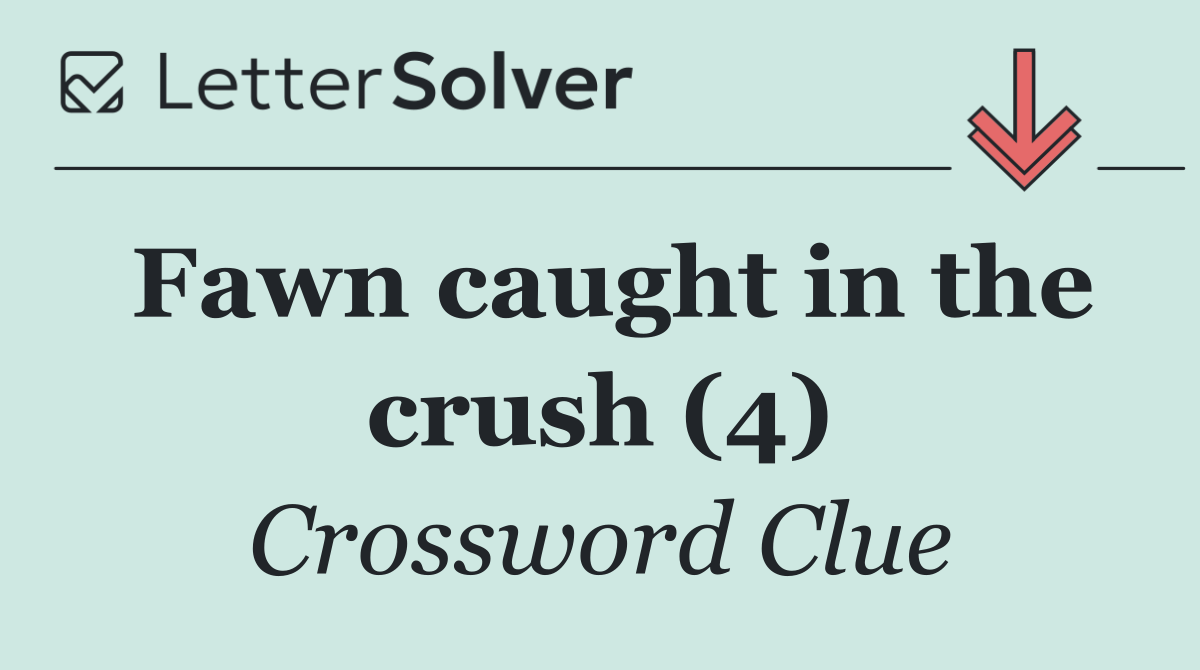 Fawn caught in the crush (4)
