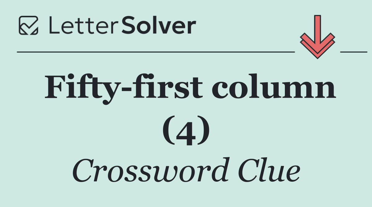 Fifty first column (4)