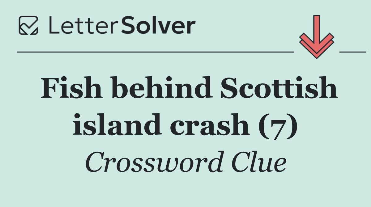 Fish behind Scottish island crash (7)