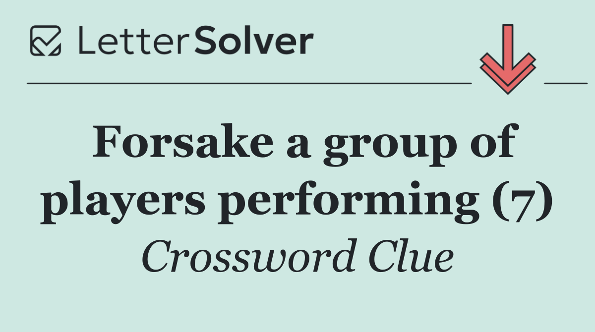 Forsake a group of players performing (7)