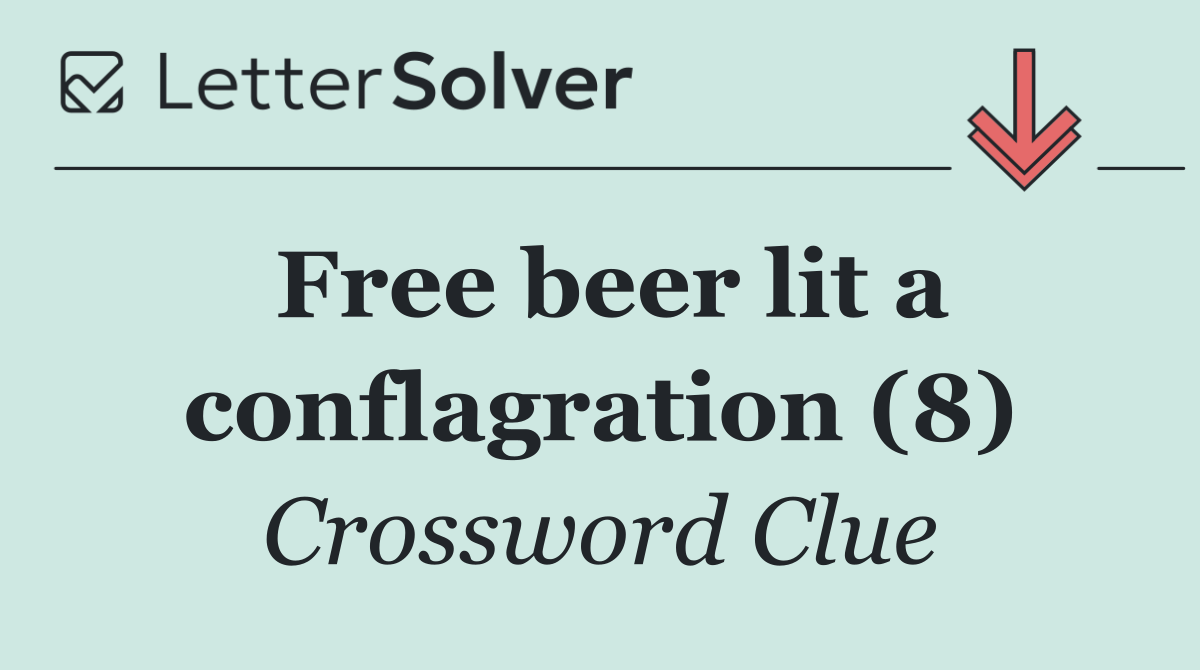 Free beer lit a conflagration (8)