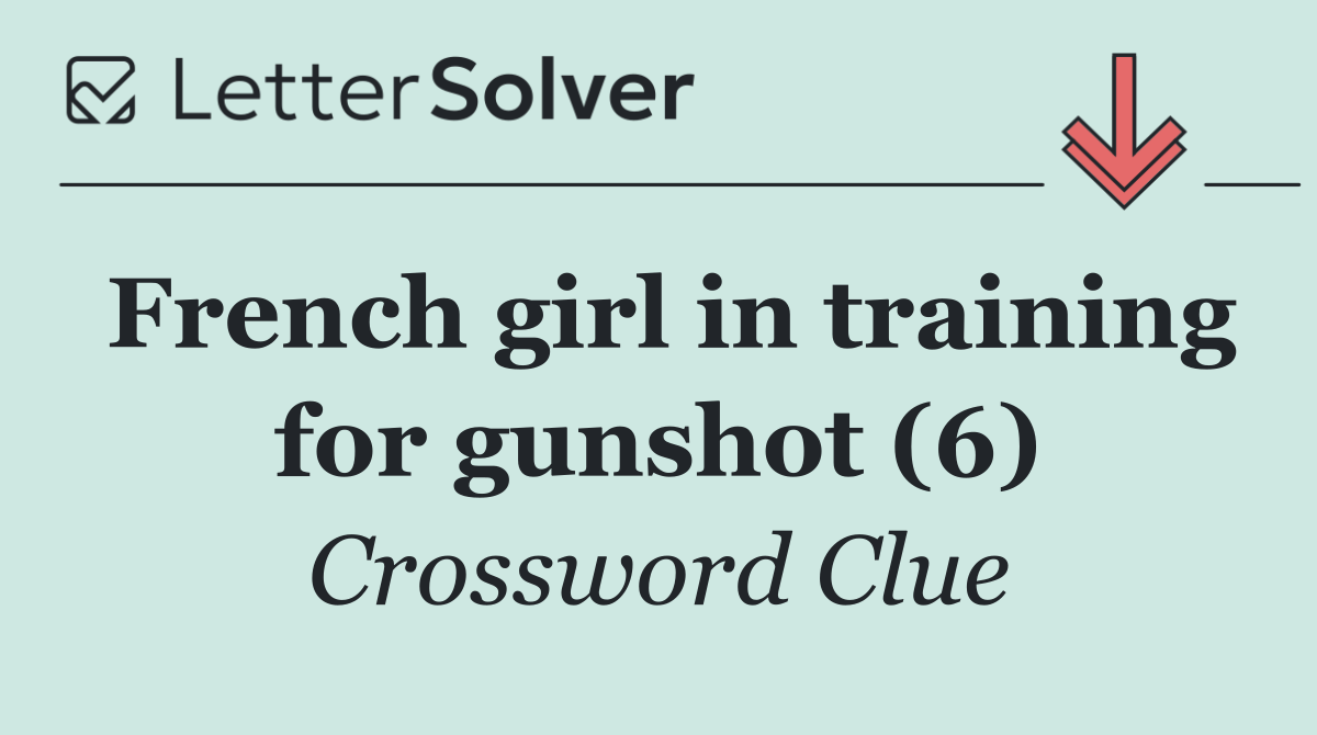 French girl in training for gunshot (6)